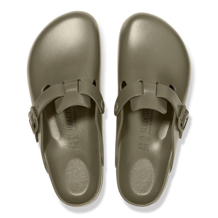 Birkenstock Boston Essentials EVA in Faded Khaki Unisex Footwear
