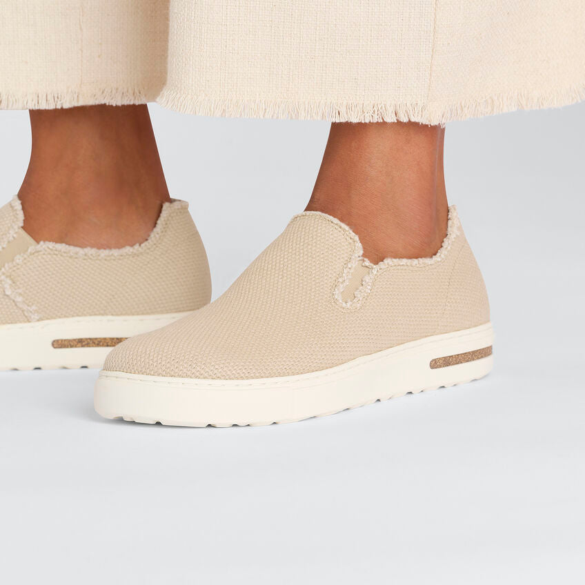 Birkenstock Bend Decon Slip On Textile in Sandcastle Women's Footwear