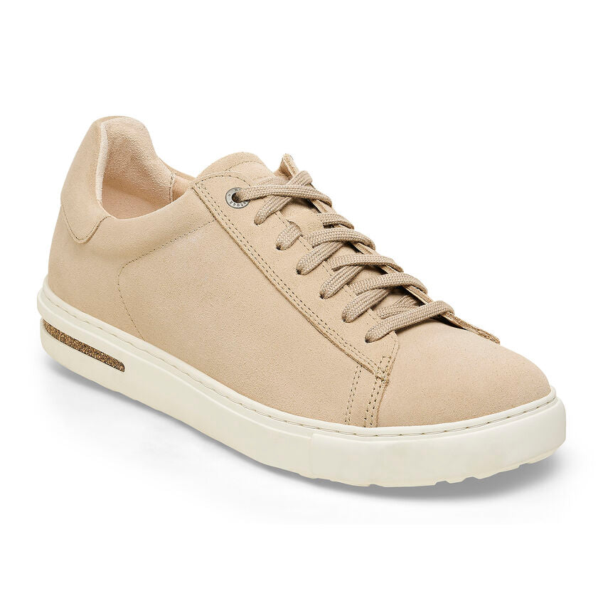Birkenstock Bend Low Suede Leather Sneaker in Sandcastle Women's Footwear