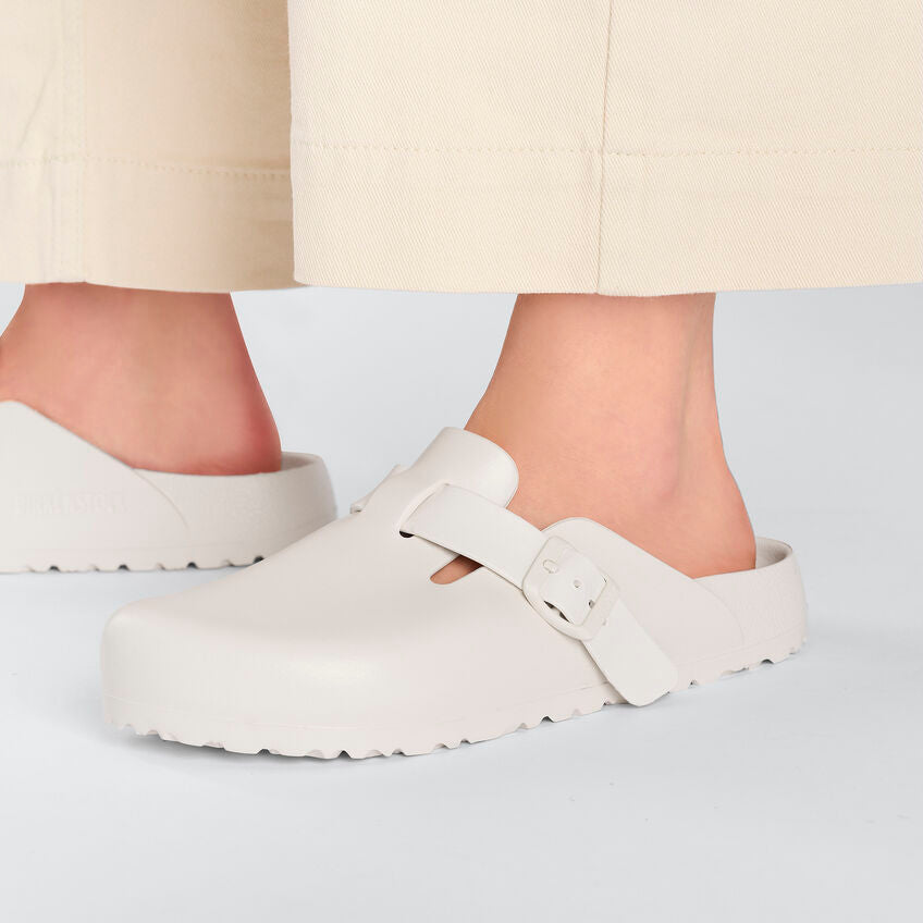 Birkenstock Boston Essentials EVA in Eggshell Women's Footwear
