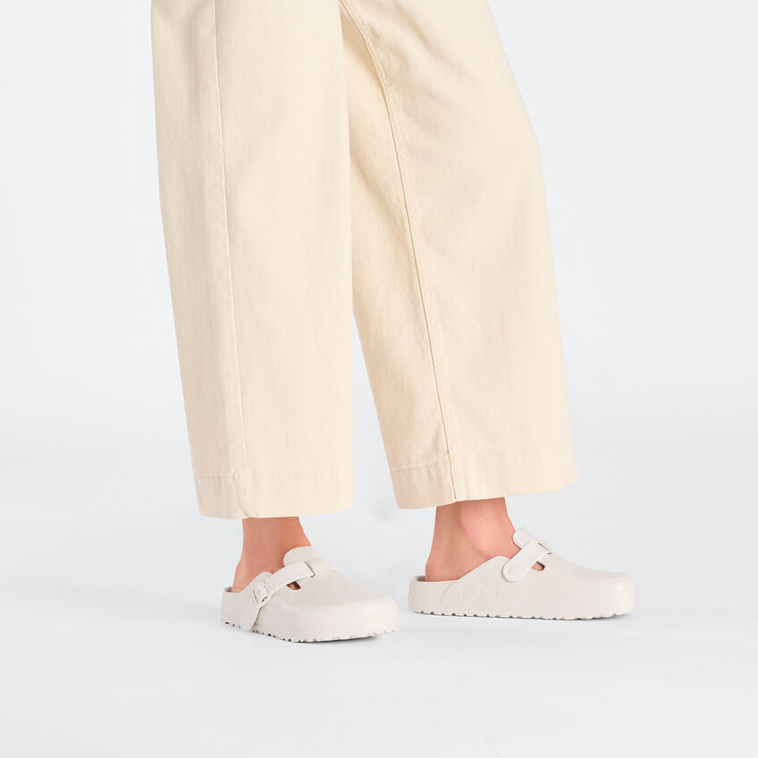 Birkenstock Boston Essentials EVA in Eggshell Women's Footwear