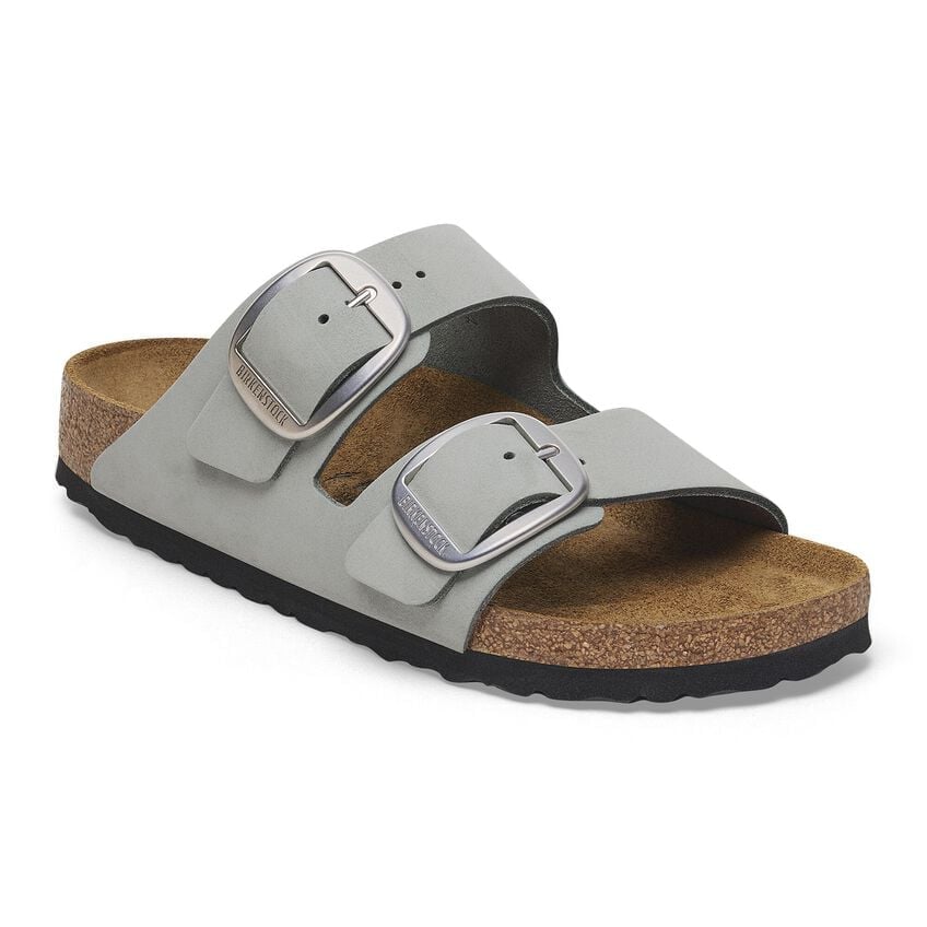 Birkenstock Arizona Big Buckle Nubuck Leather in Pure Sage-Footprint USA