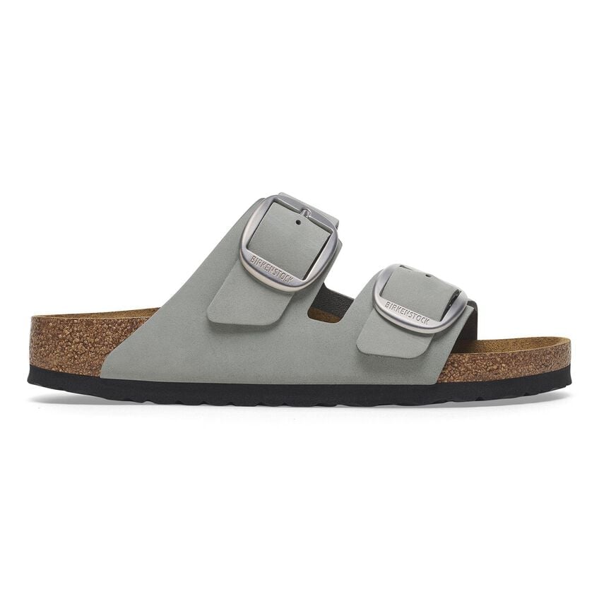 Birkenstock Arizona Big Buckle Nubuck Leather in Pure Sage-Footprint USA