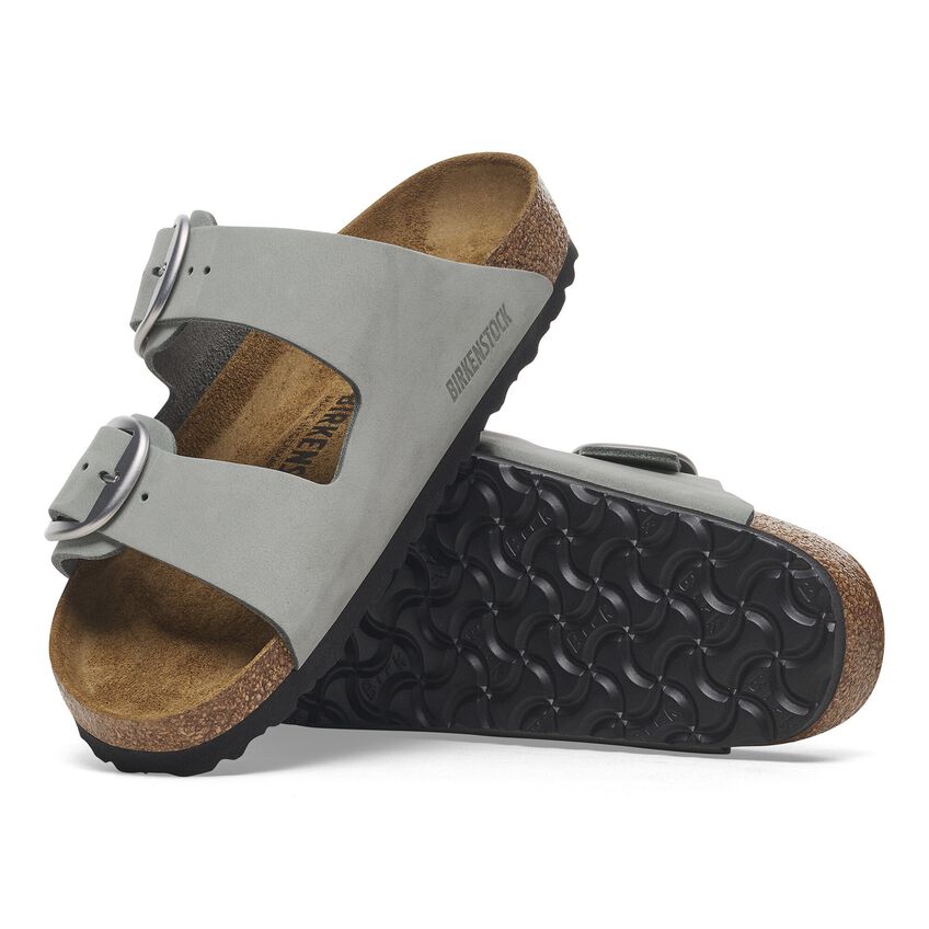 Birkenstock Arizona Big Buckle Nubuck Leather in Pure Sage-Footprint USA