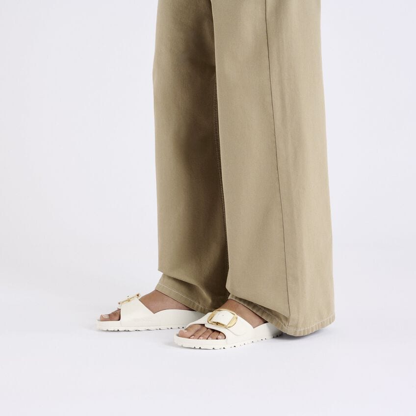 Birkenstock Madrid Big Buckle EVA in Eggshell