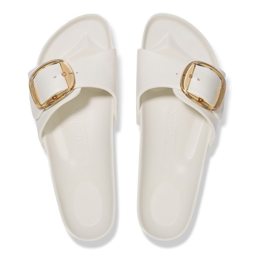 Birkenstock Madrid Big Buckle EVA in Eggshell