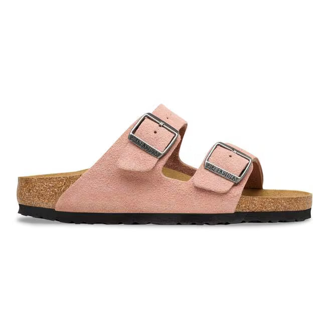 Birkenstock Arizona Suede Leather in Pink Clay