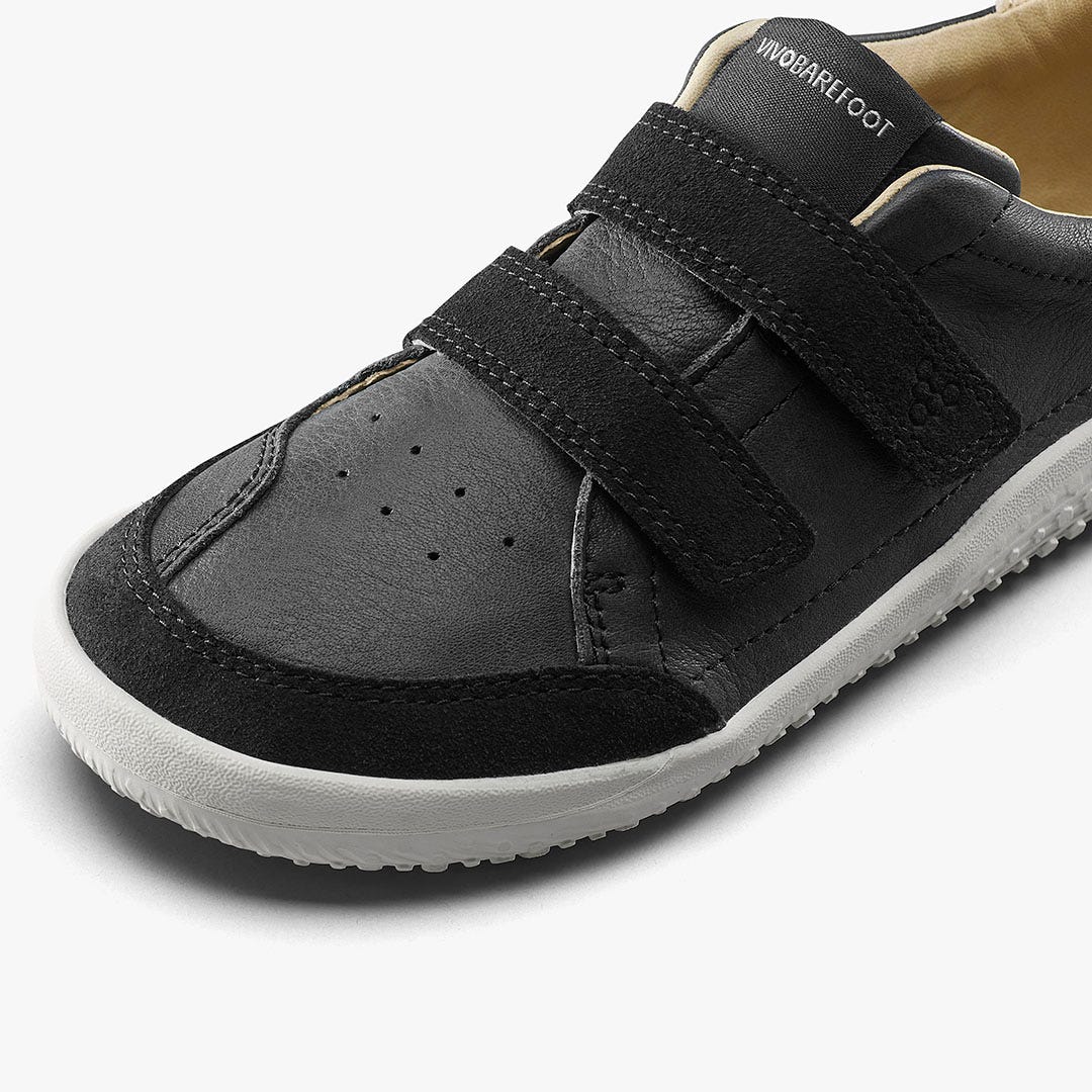Vivobarefoot Kids Gobi Sneaker in Obsidian