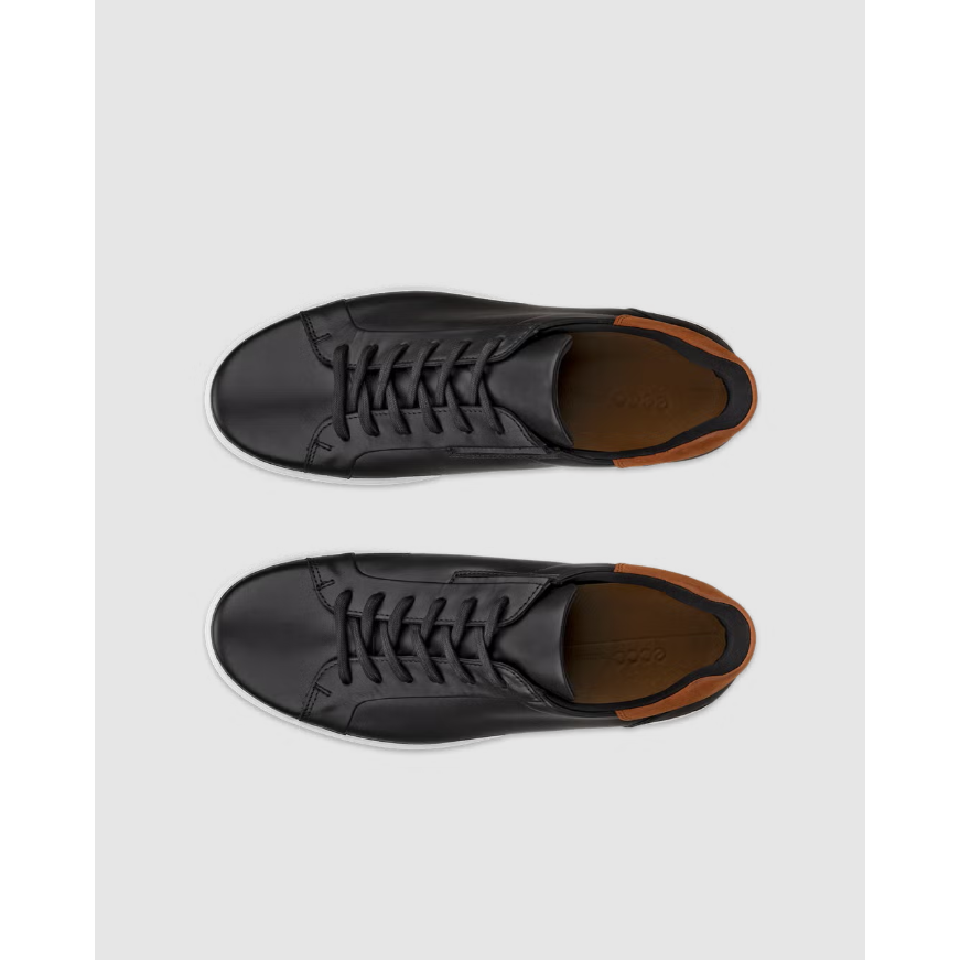 ECCO Men's Soft 7 Leather Slip-In Sneaker