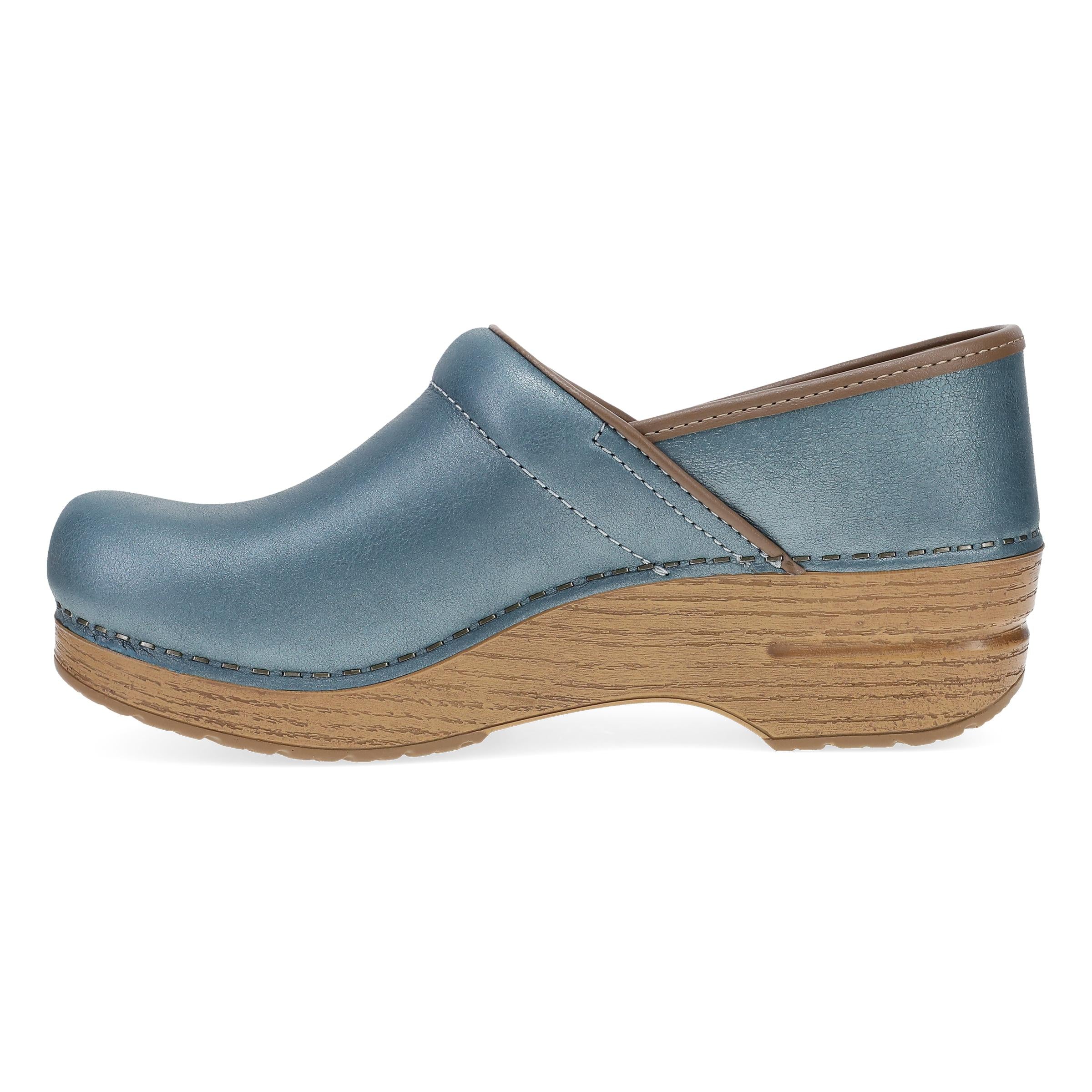 Dansko Women's Professional Clog in Blue Metallic