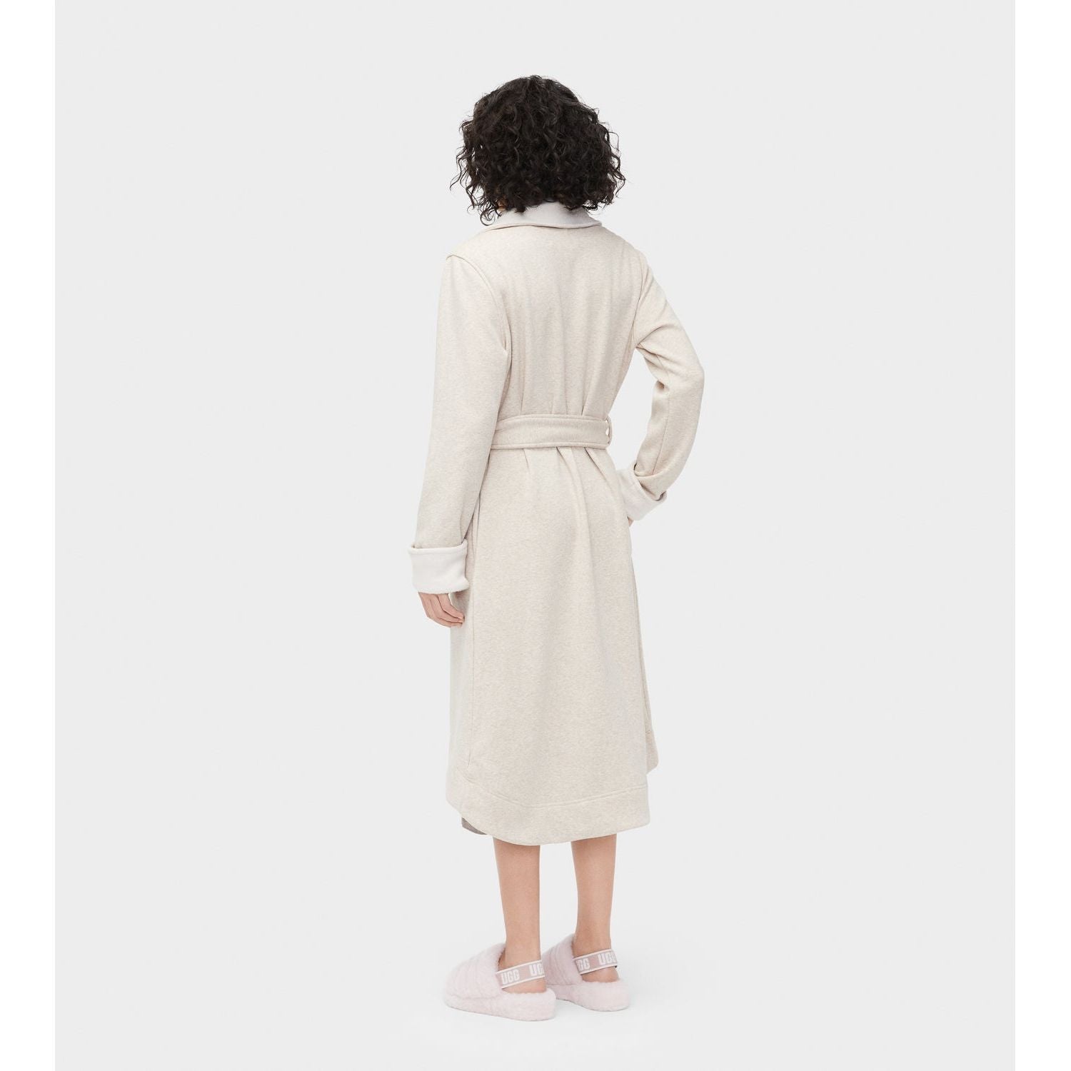 UGG Women's Duffield II Robe in Oatmeal Heather-Footprint USA