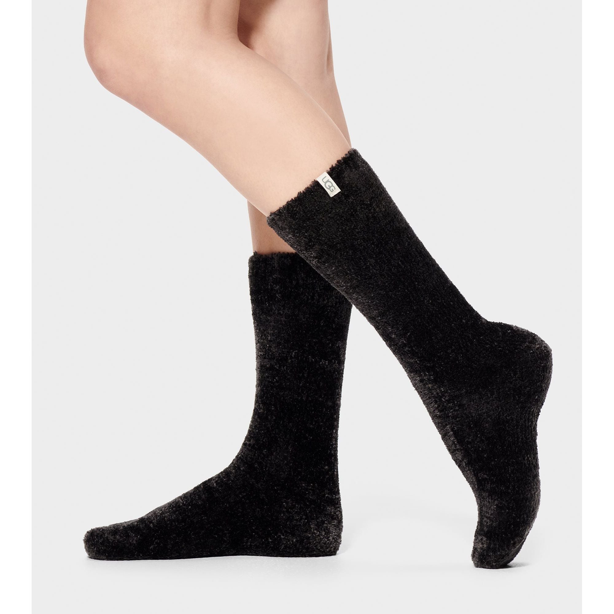 UGG Women's Leda Cozy Sock in Black Socks