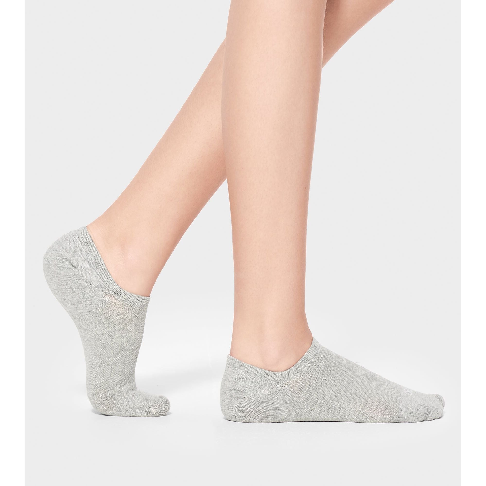 Ugg Women's Stela No-Show 3 Pack Socks in White Grey & Black Accessories