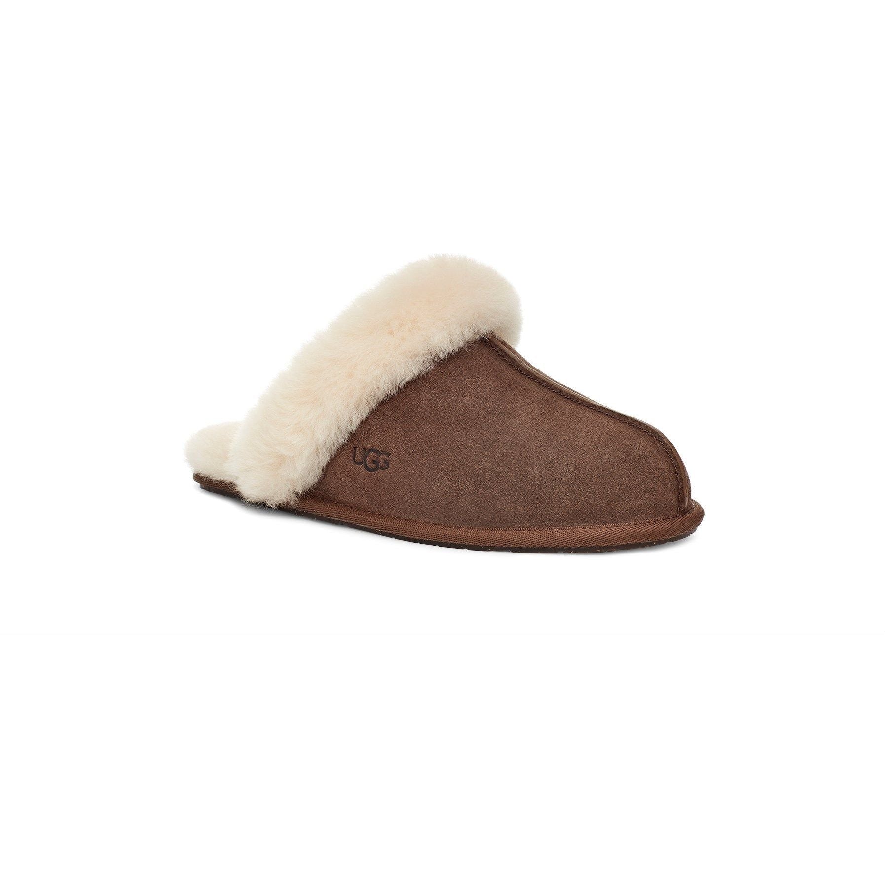 UGG Women's Scuffette II Slipper in Espresso-Footprint USA