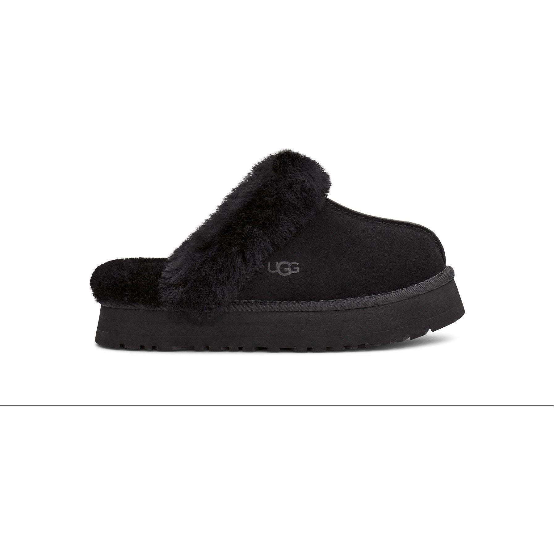 UGG Women's Disquette in Black-Footprint USA