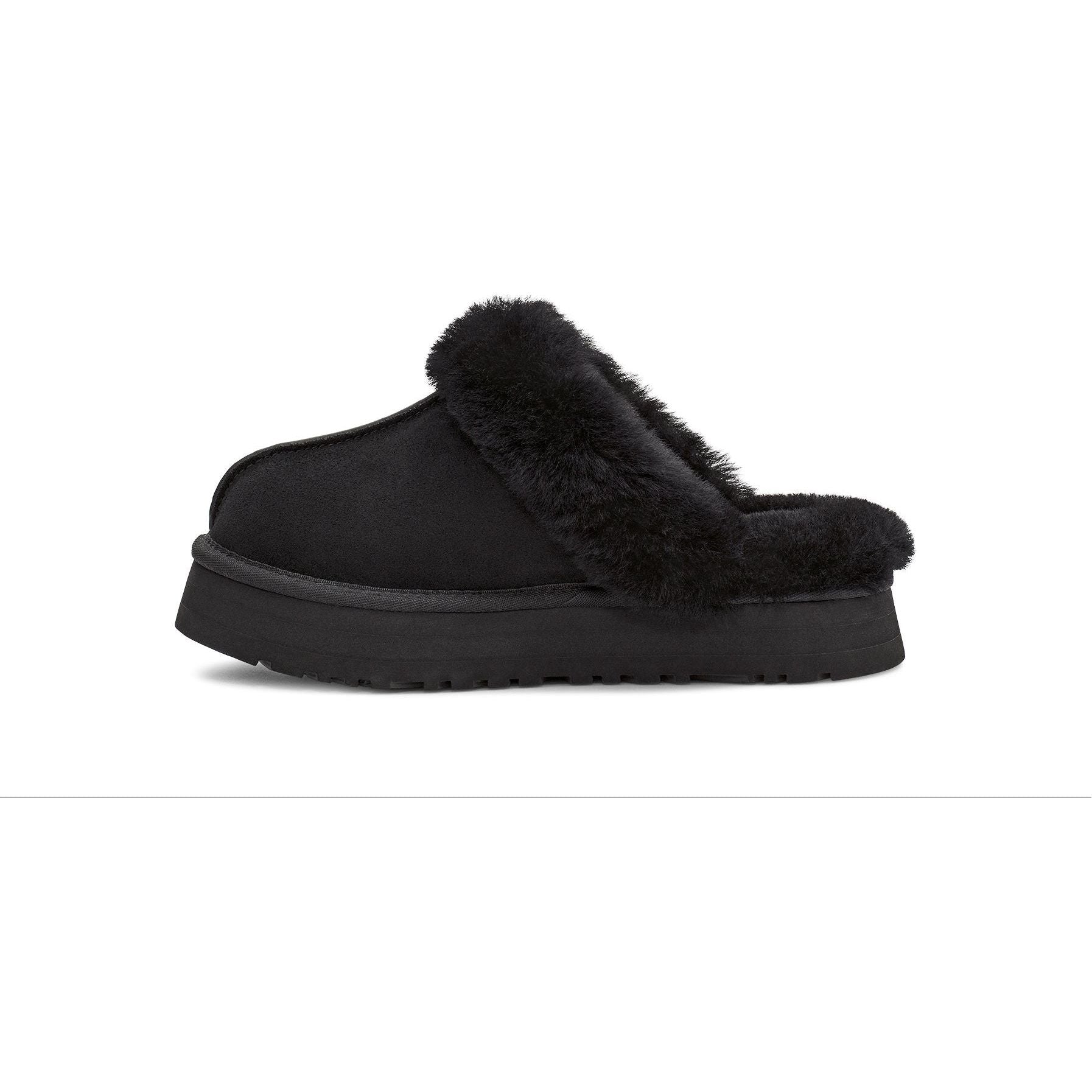 UGG Women's Disquette in Black-Footprint USA