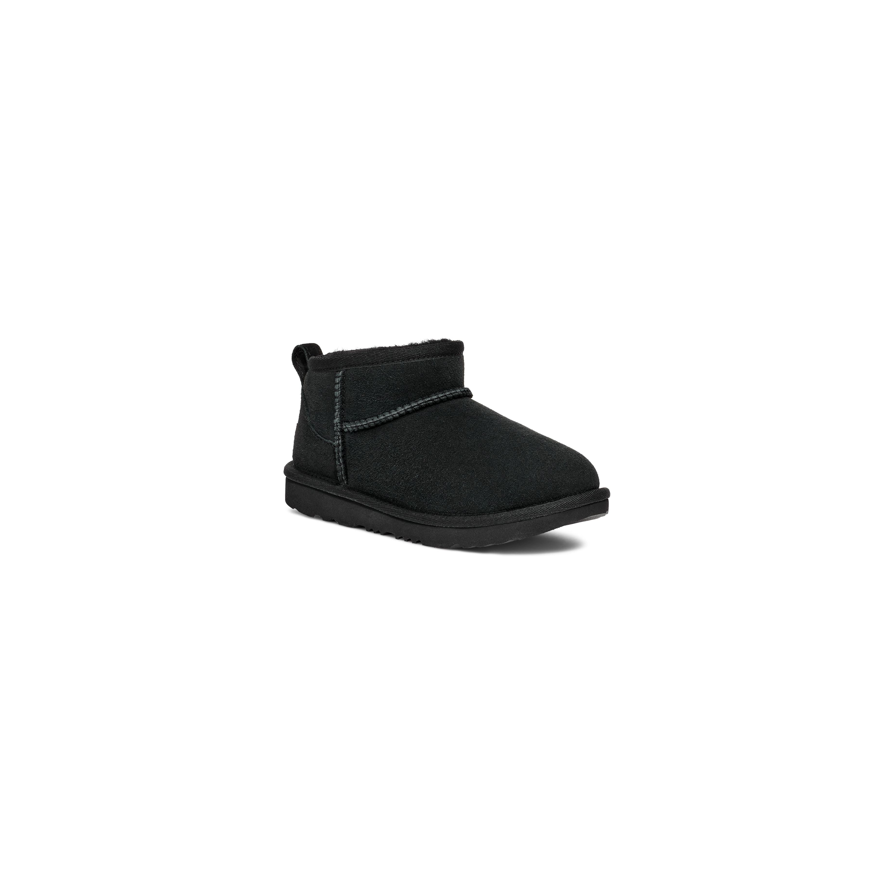 UGG Kids' Classic Ultra Mini in Black Kid's Footwear