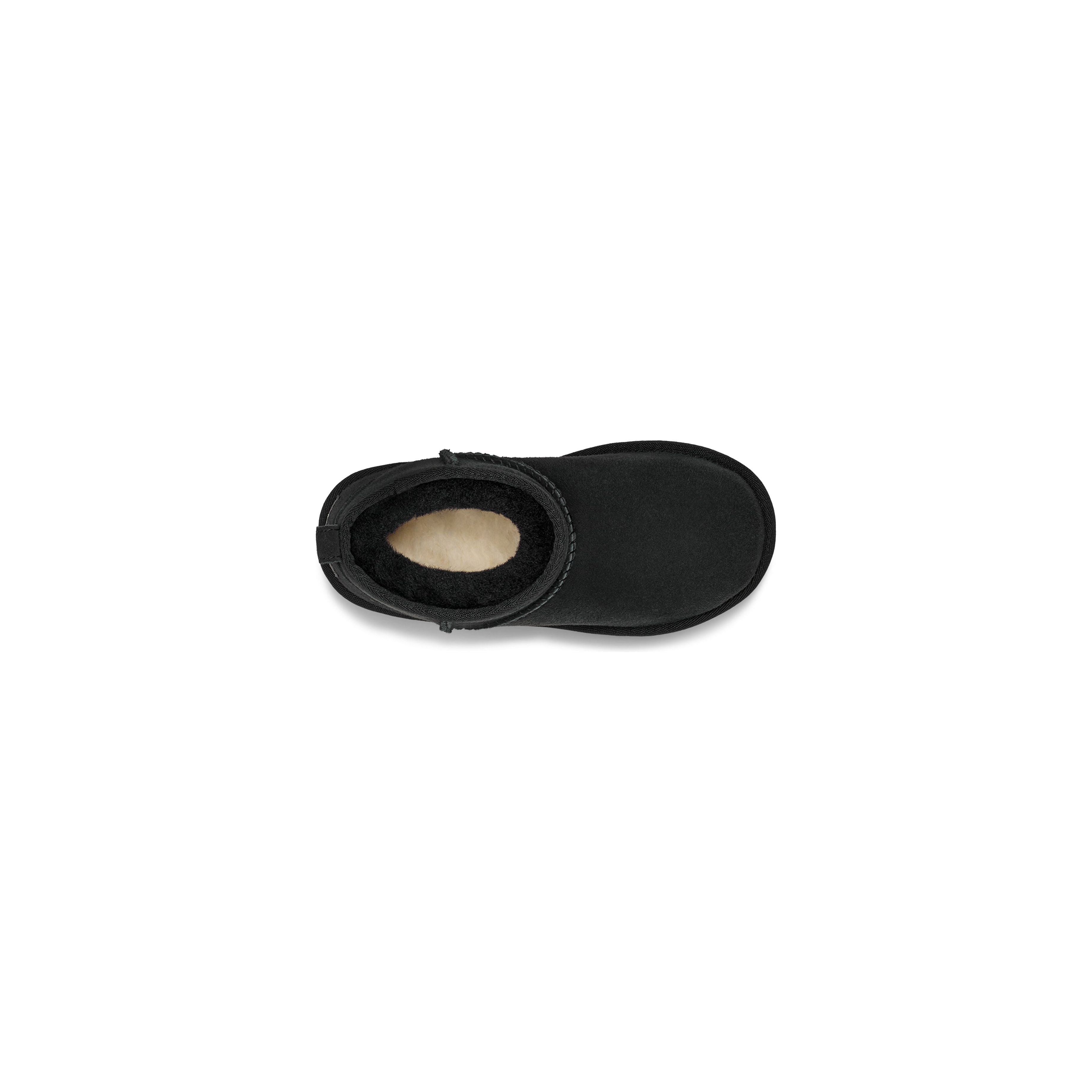 UGG Kids' Classic Ultra Mini in Black Kid's Footwear