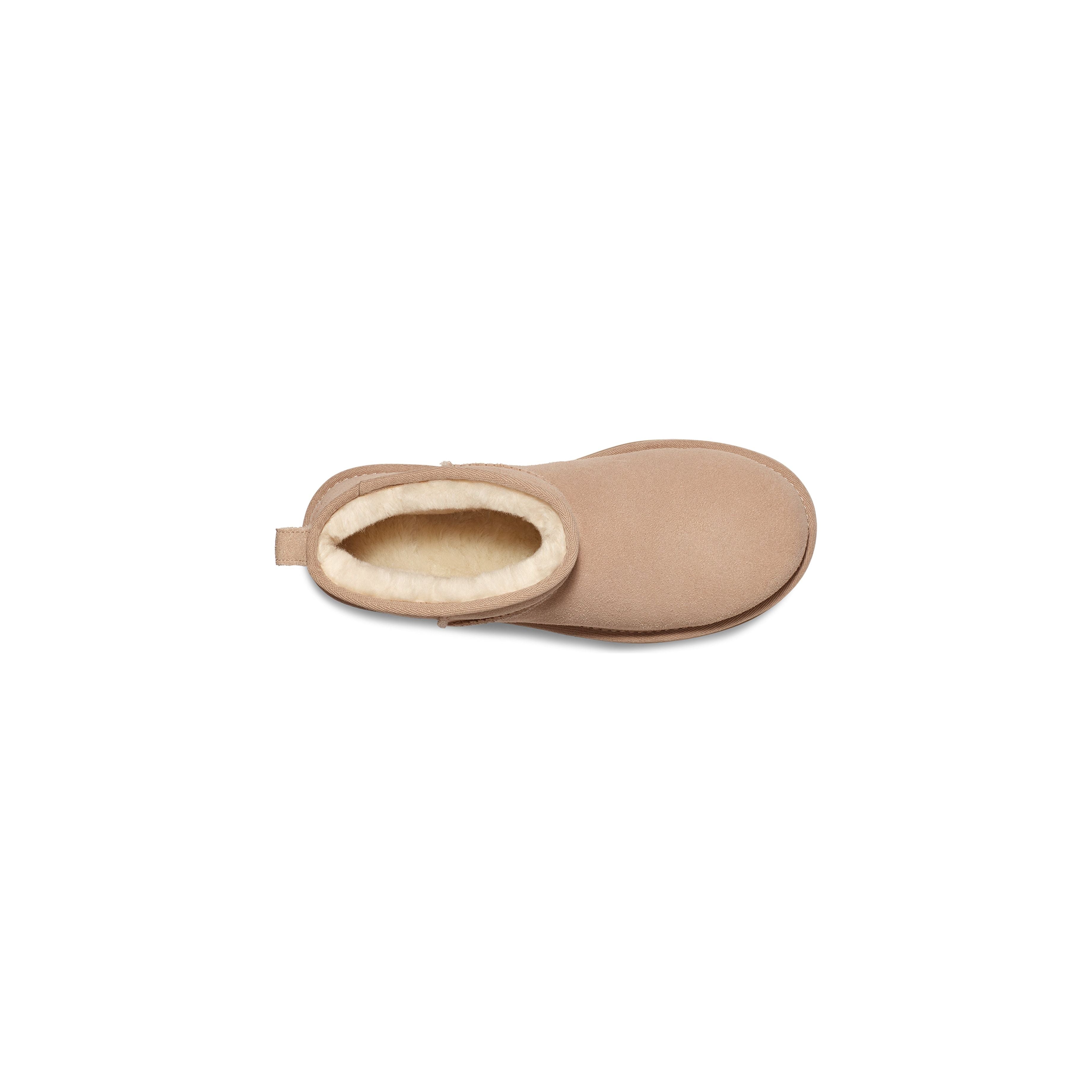 UGG Women's Classic Ultra Mini Platform in Sand + Jason Markk Suede Bundle Women's Footwear
