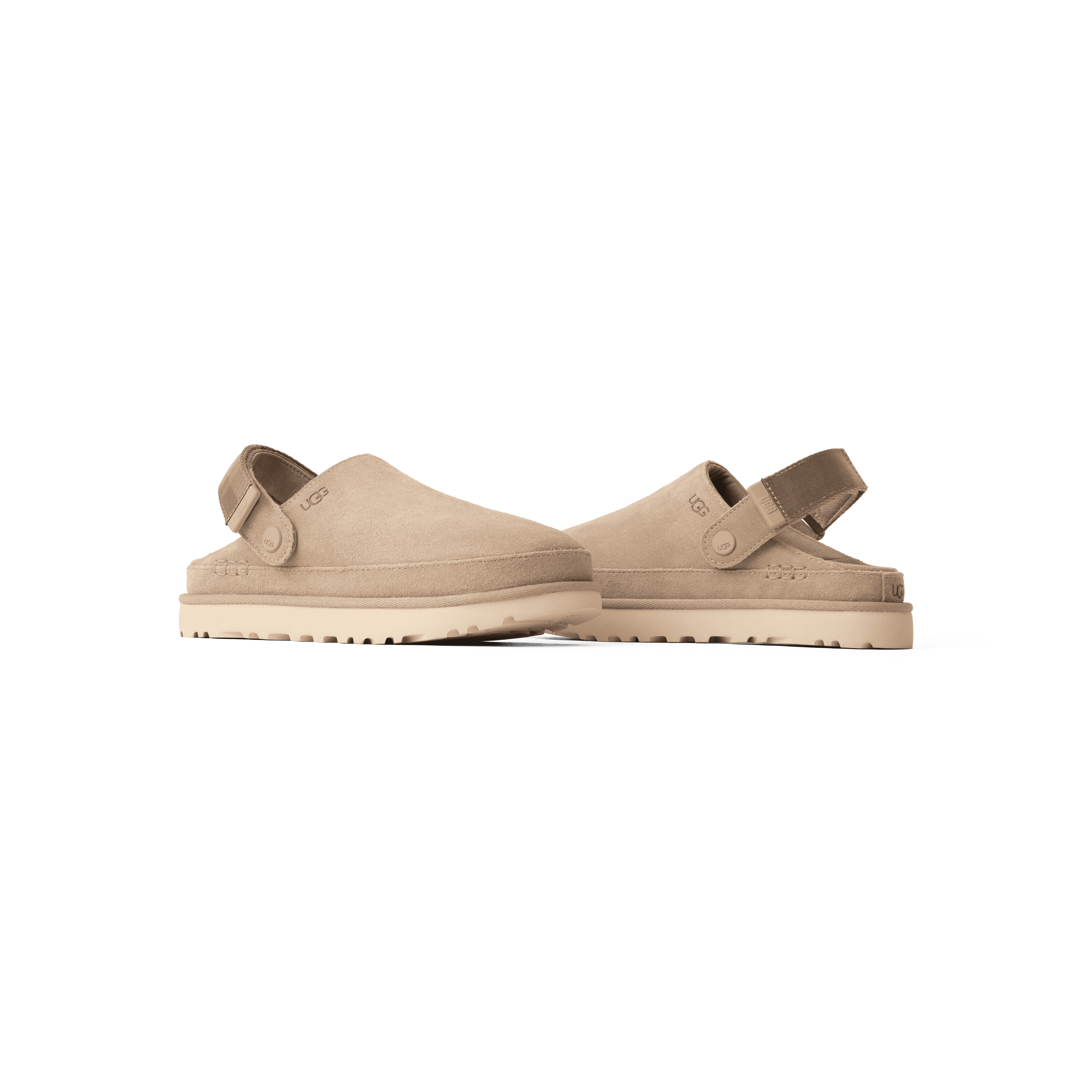 UGG Women Goldenstar Clog Sand + UGG Care Kit Bundle-Footprint USA