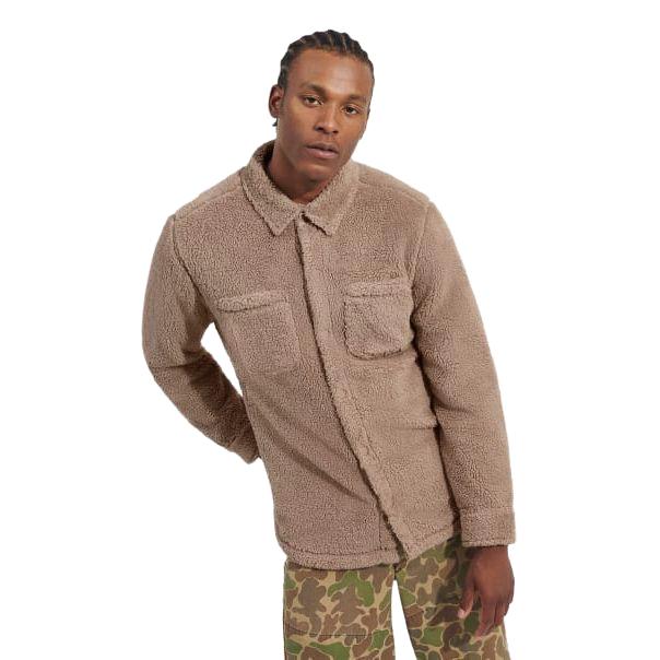 UGG Men's Tasman UGGfluff Snap Shirt in Putty Apparel & Accessories