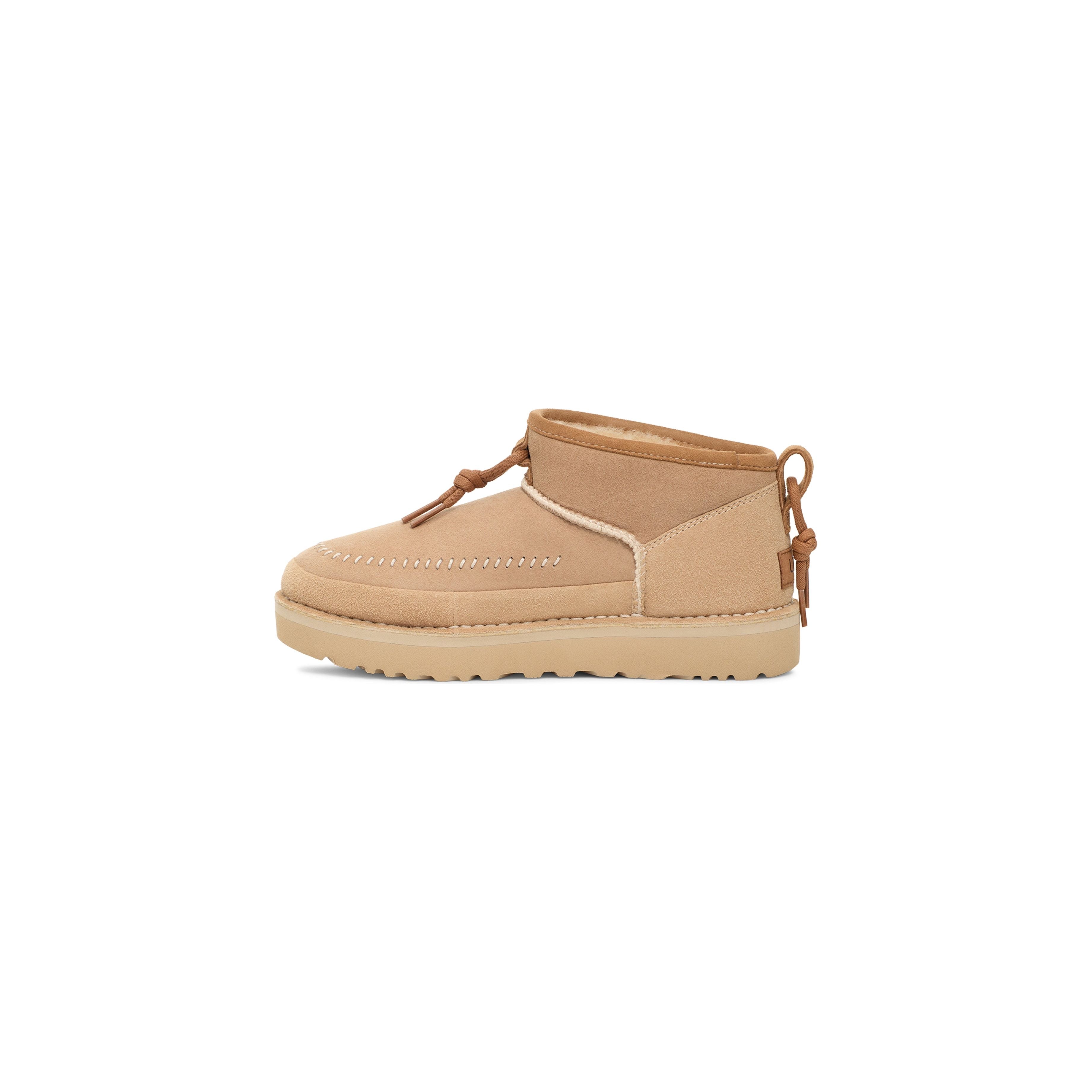 UGG All Gender Ultra Mini Crafted Regenerate in Sand Unisex Footwear
