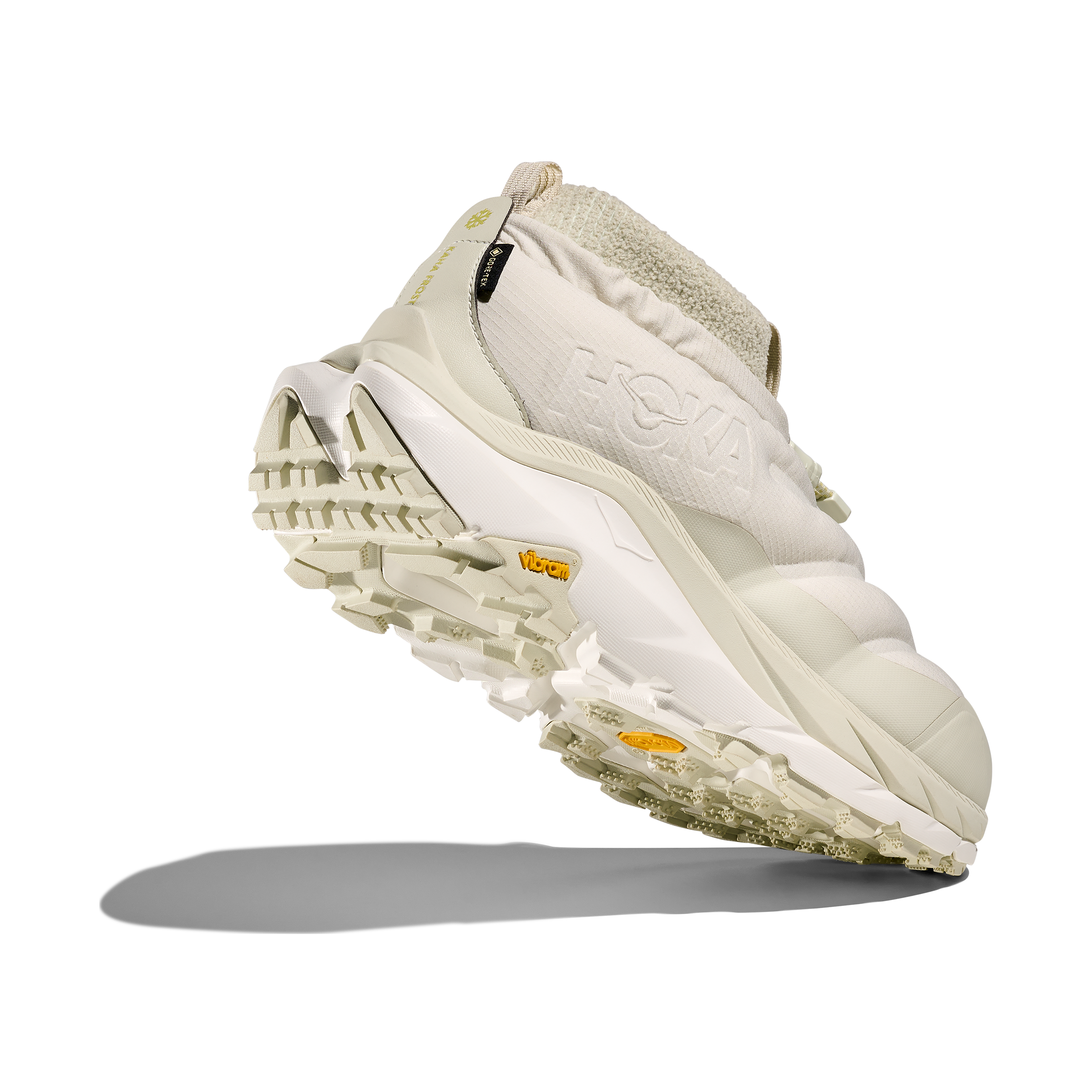 Hoka Men's Kaha 2 Frost Moc GTX in Truffle Salt/White