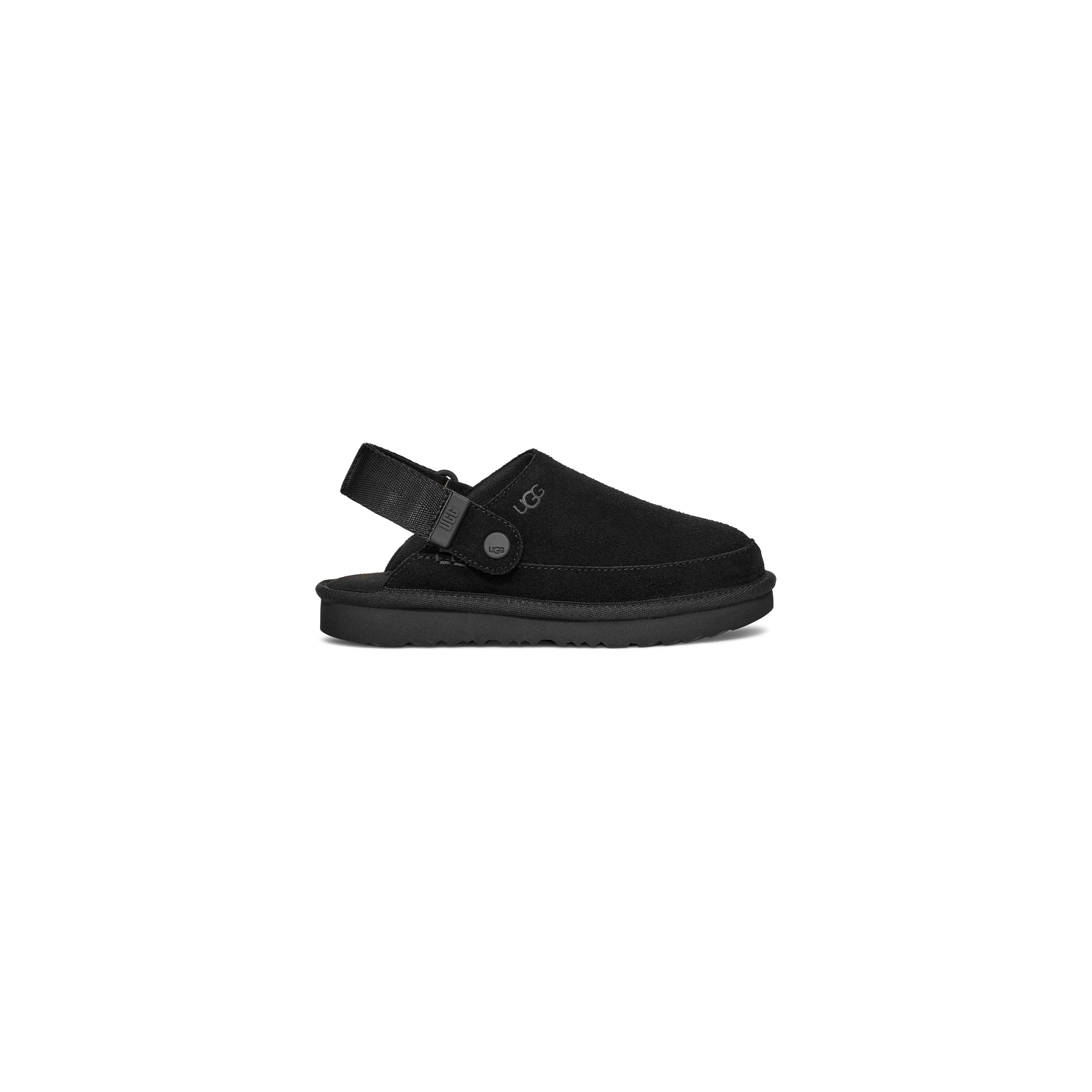UGG Kid's Goldenstar Clog in Black Kid's Footwear