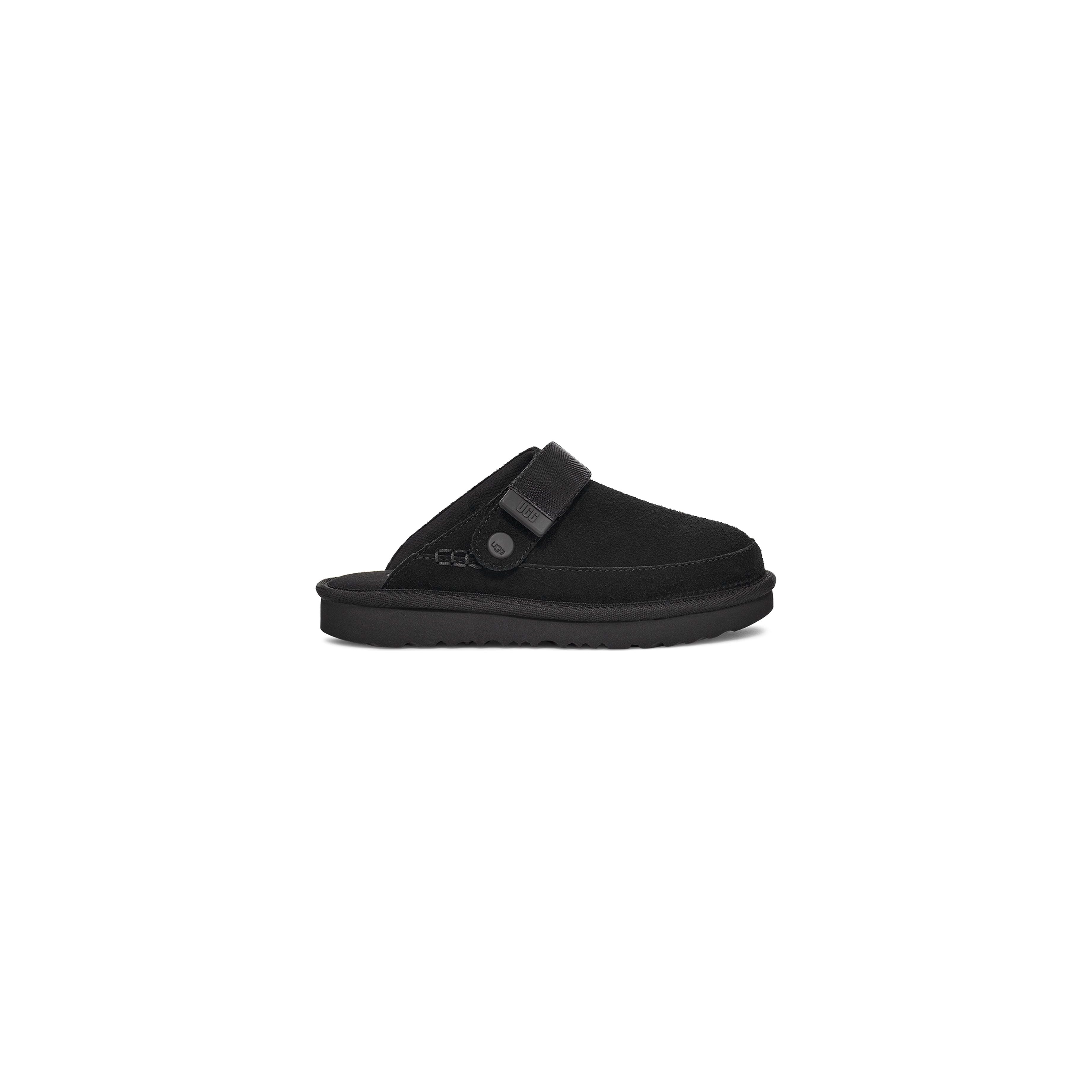UGG Kid's Goldenstar Clog in Black Kid's Footwear