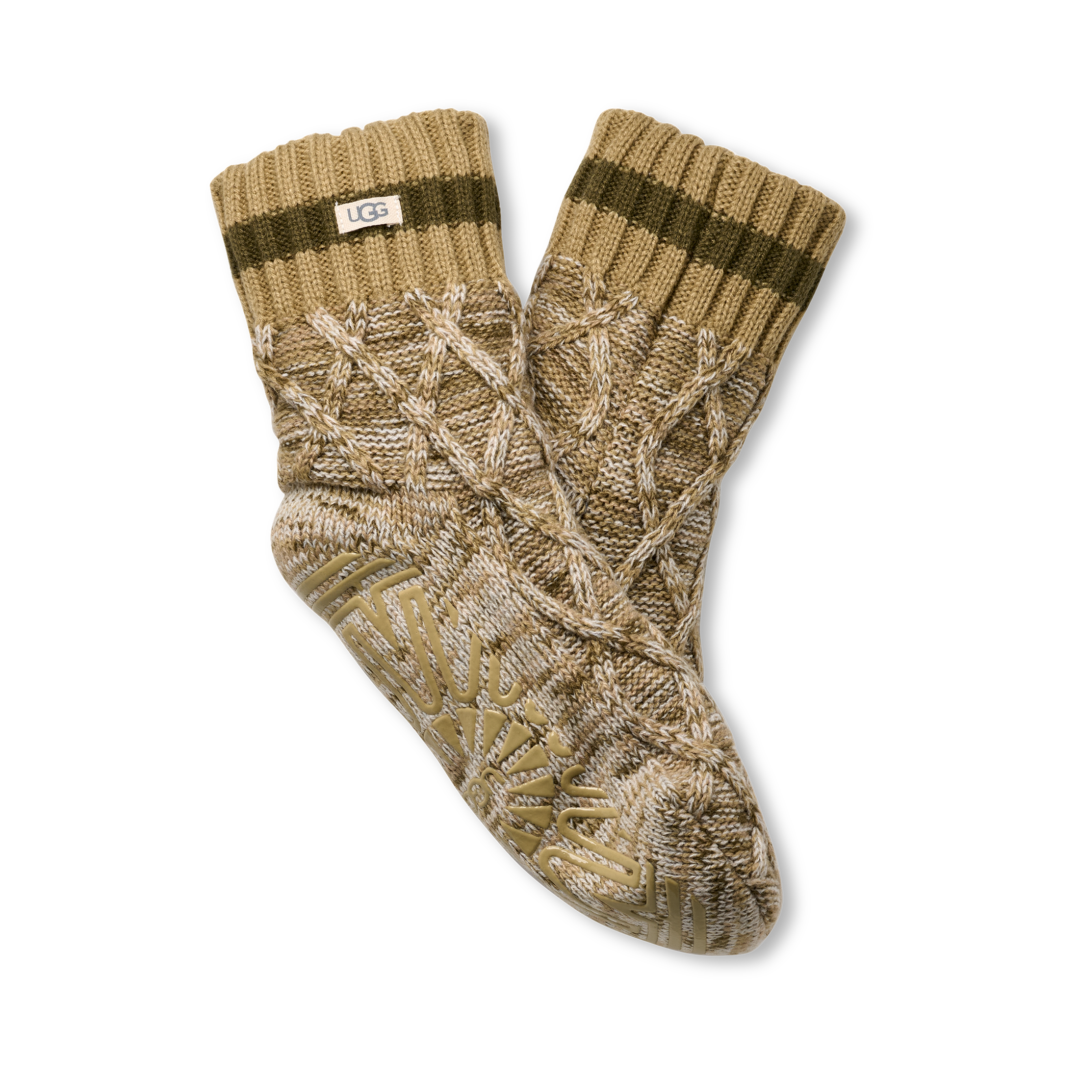 UGG Women's Deedee Fleece Lined Quarter II in Burnt Olive / Muted Brass Melange