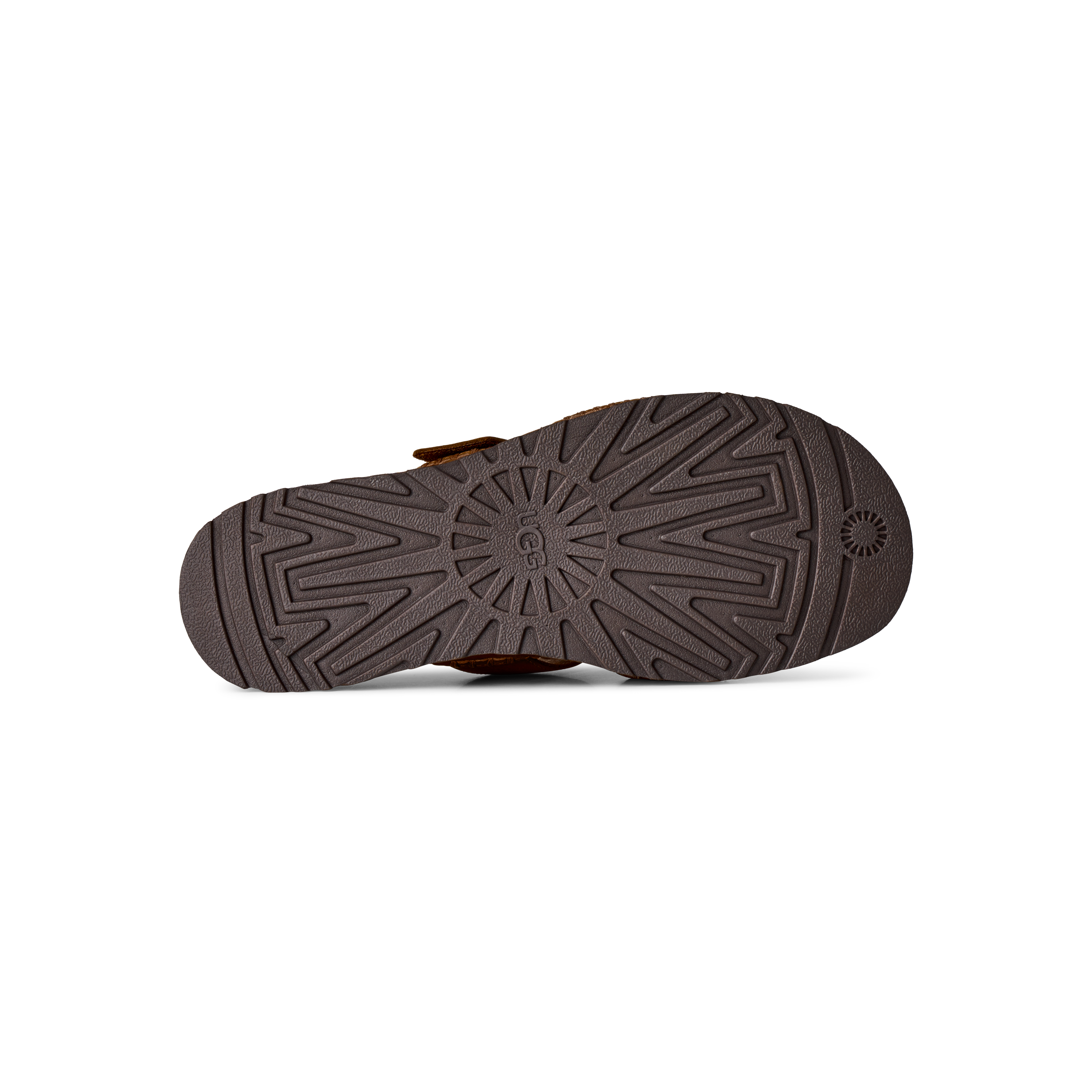 UGG Women's GoldenGaze Slide in Dark Chestnut