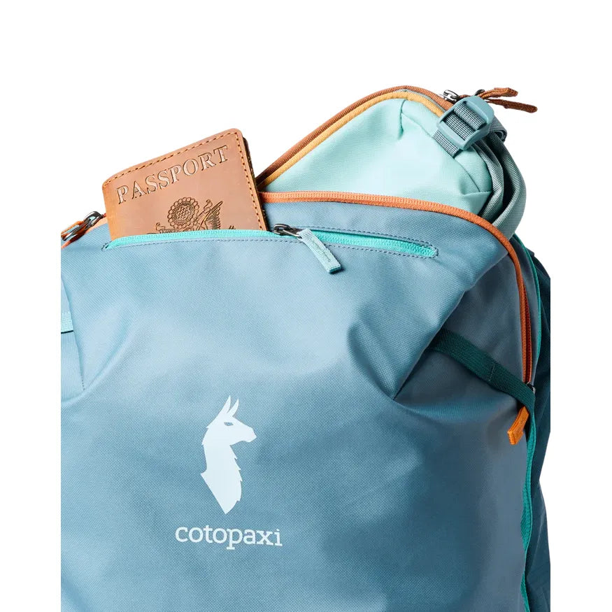 Cotopaxi Allpa 35L Travel Pack in Blue Spruce/Abyss