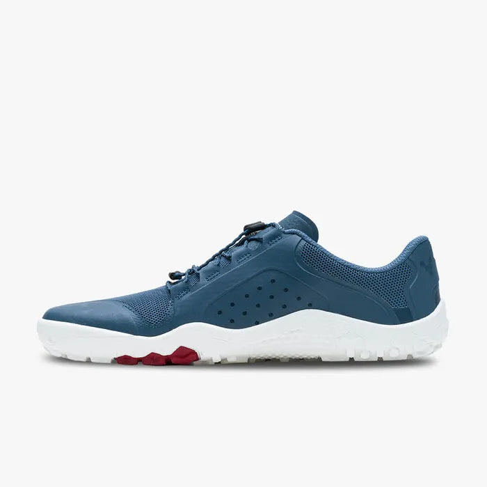 Vivobarefoot Women's Primus Trail II FG in Deep Sea Blue White Women's Footwear