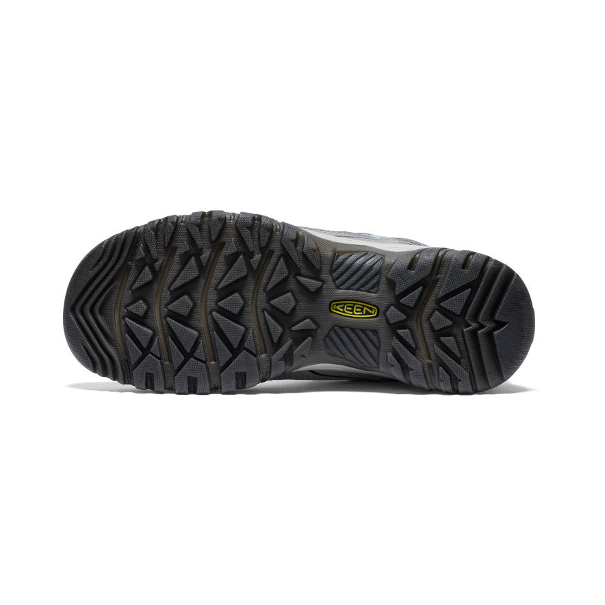 Keen Women's Targhee IV Waterproof Hiking Shoe in Alloy Granite Green Women's Footwear