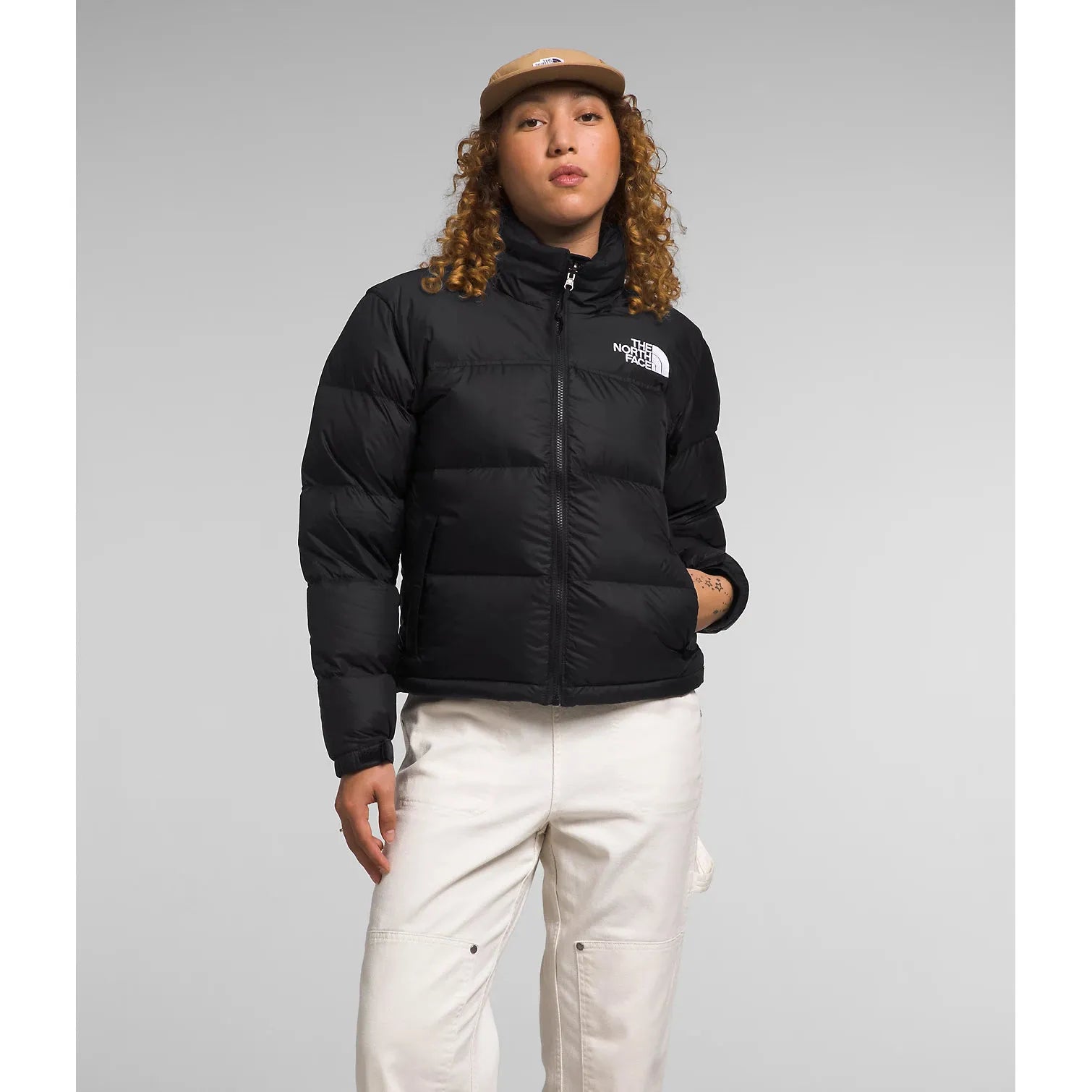 The North Face Women's 1996 Retro Nuptse Jacket In Recycled TNF Black Women's Apparel
