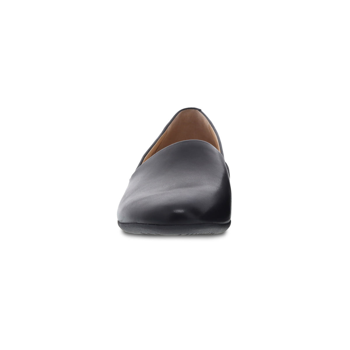 Dansko Women's Larisa in Black Milled Nappa Flat Women's Footwear