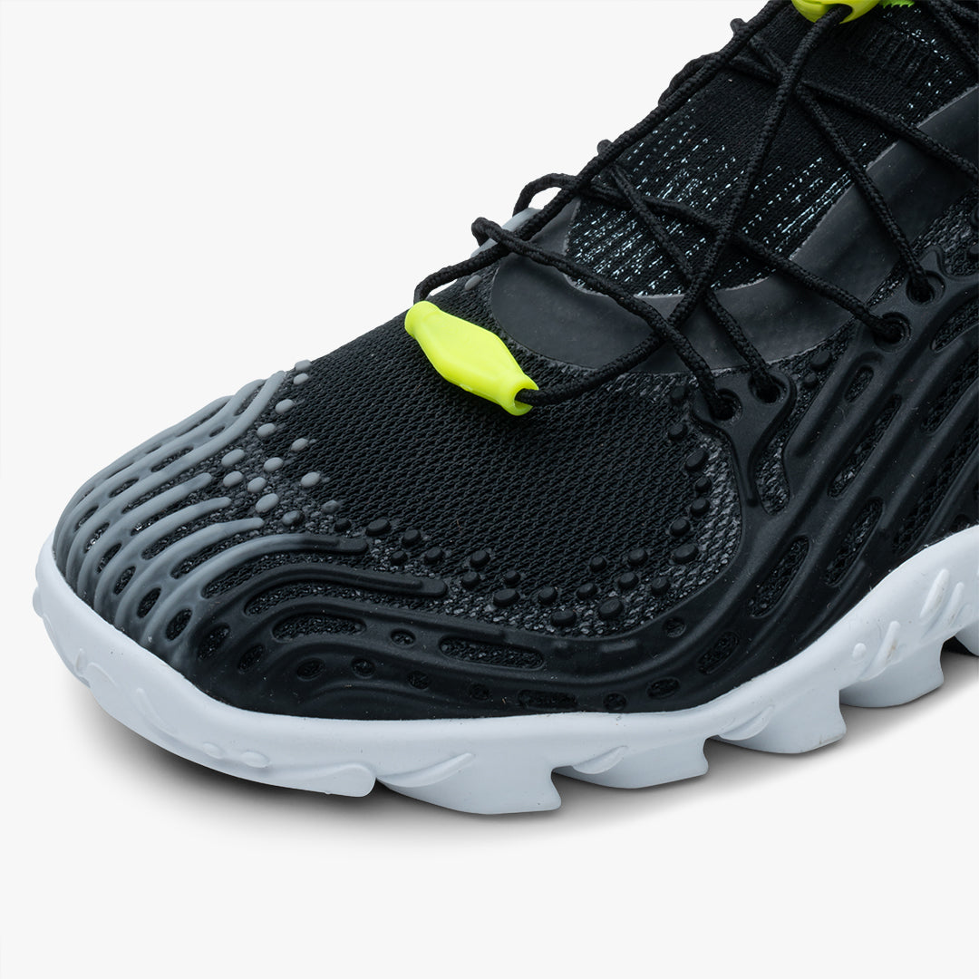 Vivobarefoot Men's Hydra ESC in Obsidian Lemon Zest Men's Footwear