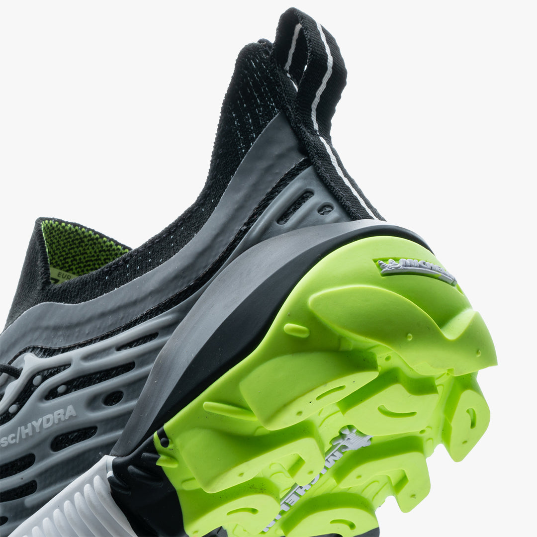 Vivobarefoot Men's Hydra ESC in Obsidian Lemon Zest Men's Footwear