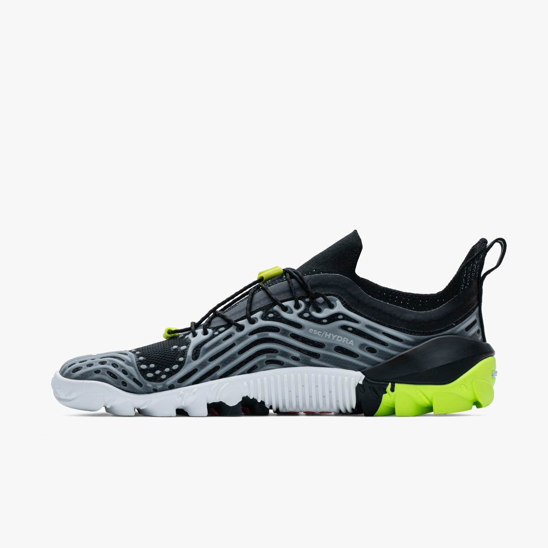 Vivobarefoot Men's Hydra ESC in Obsidian Lemon Zest Men's Footwear