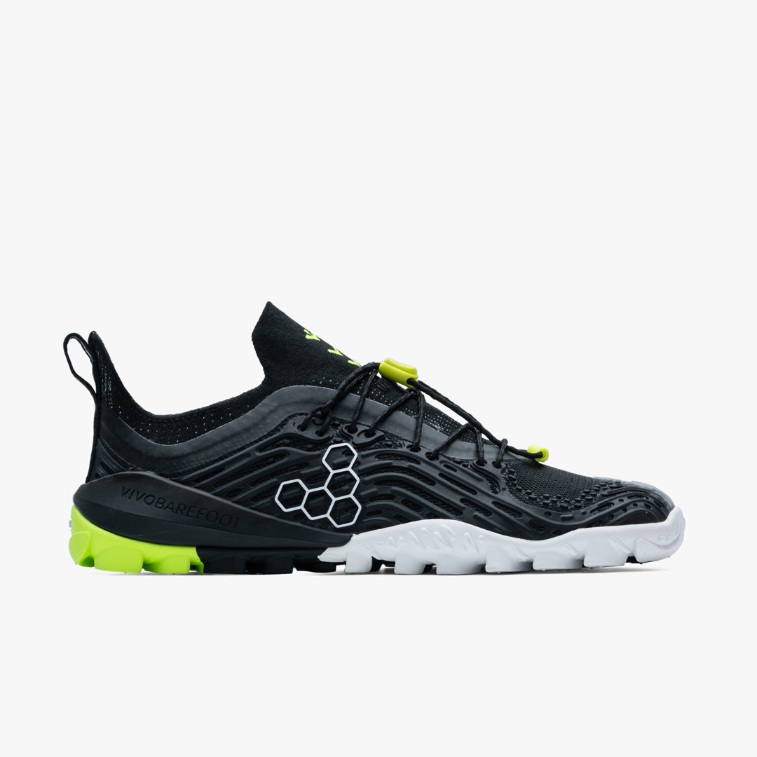Vivobarefoot Men's Hydra ESC in Obsidian Lemon Zest Men's Footwear