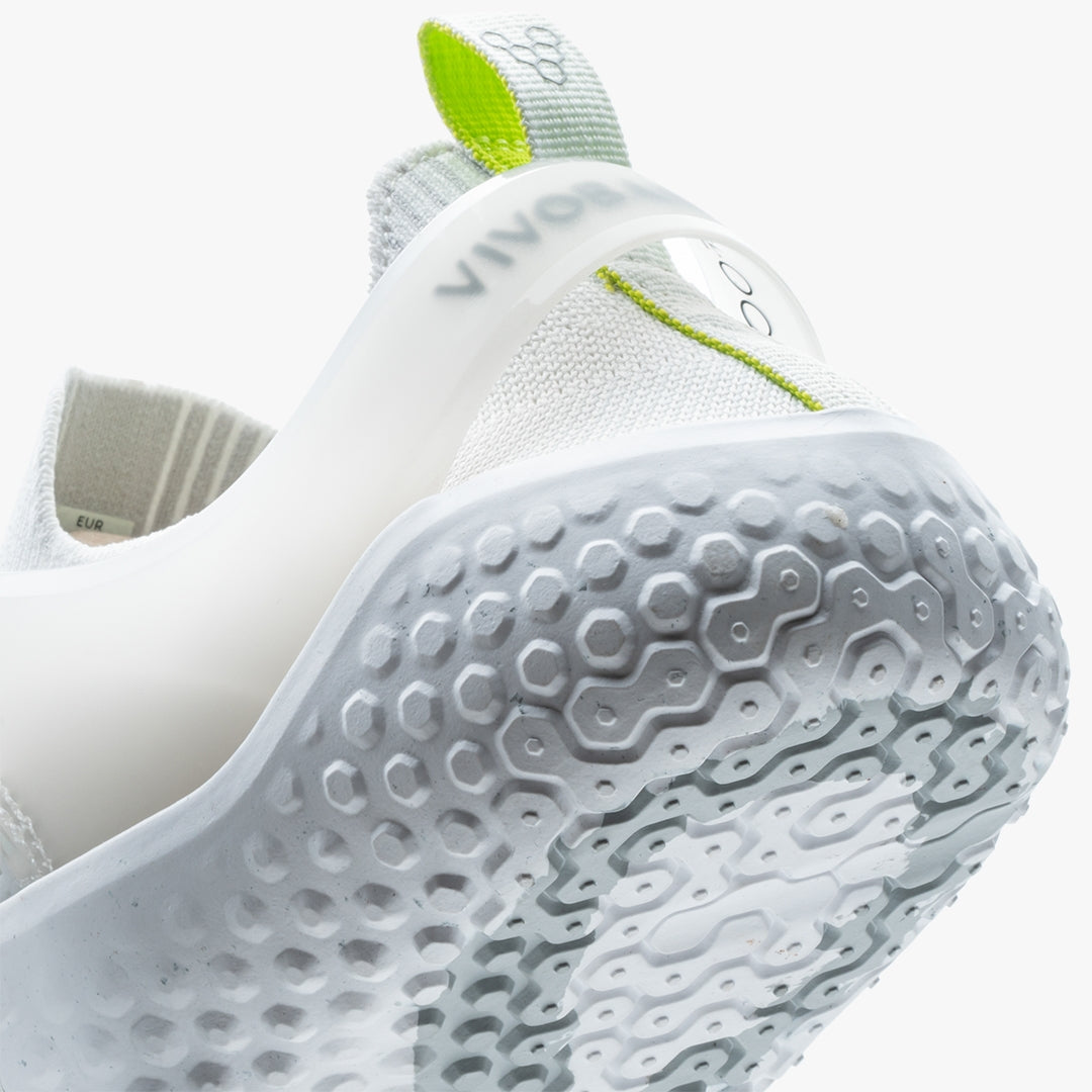 Vivobarefoot Women's Motus Strength in Bright White Grey Women's Footwear