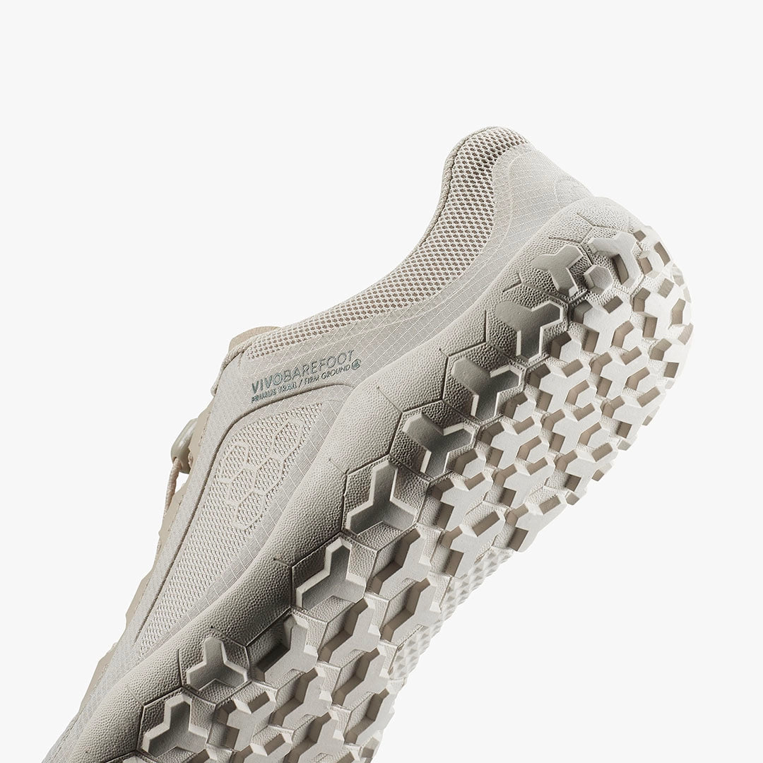 Vivobarefoot Women's Primus Trail FG 3.5 | Silver Birch