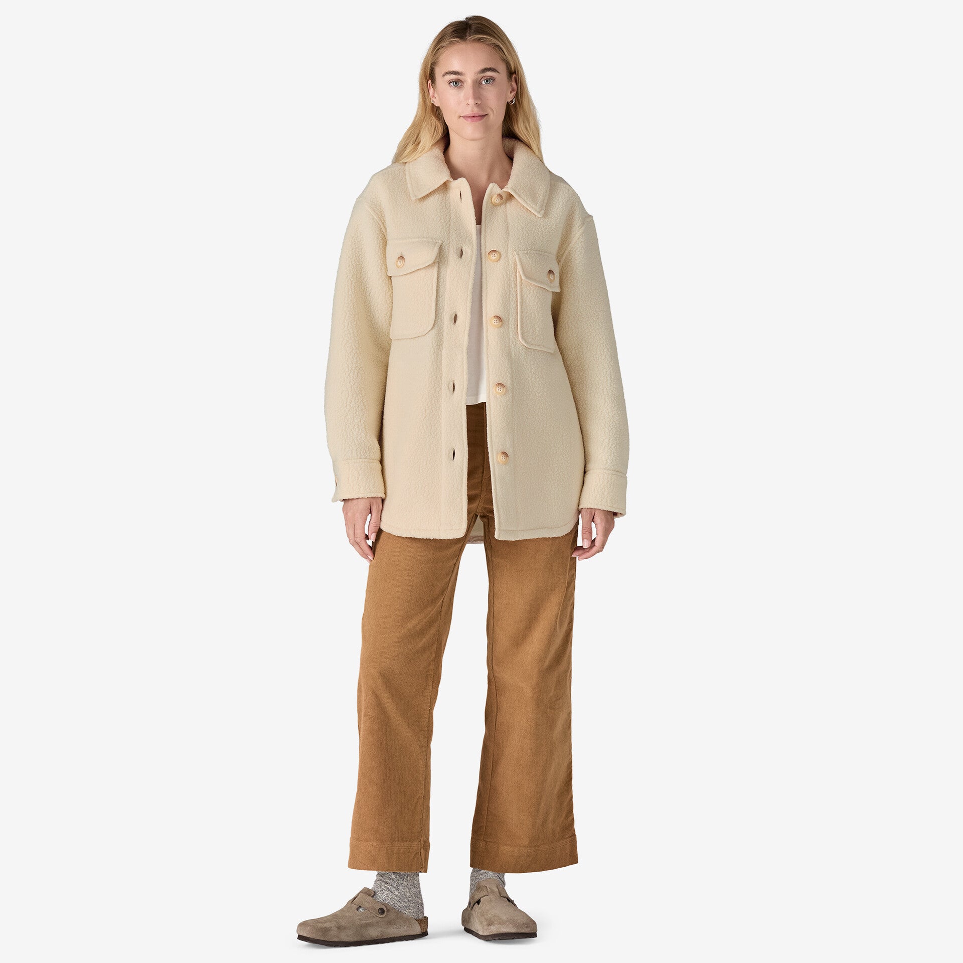 Patagonia Women's Retro Pile Fleece Shacket-Footprint USA