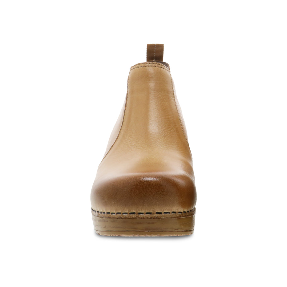 Dansko Women's Frankie Boot in Honey Distressed Shoes