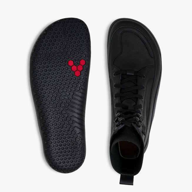 Vivobarefoot Men's Gobi Boot in Obsidian Men's Footwear