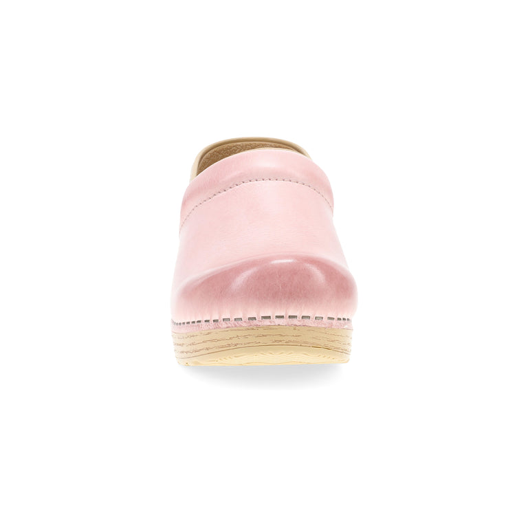 Dansko Women's Professional in Pink Milled Burnished Shoes