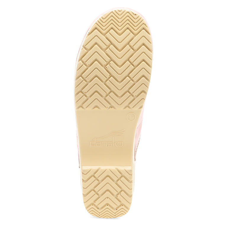 Dansko Women's Professional in Pink Milled Burnished Shoes