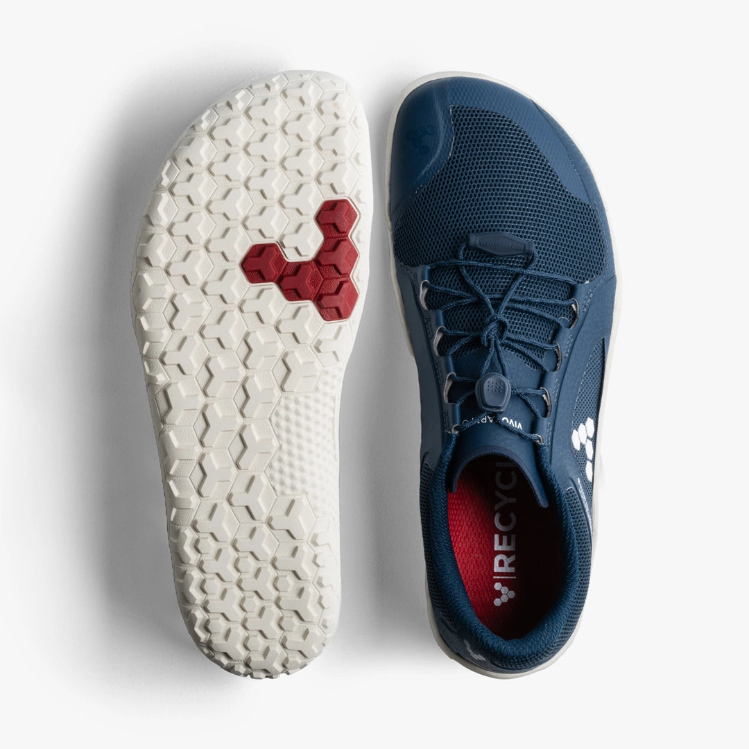 Vivobarefoot Men's Primus Trail II FG in Insignia Blue Men's Footwear
