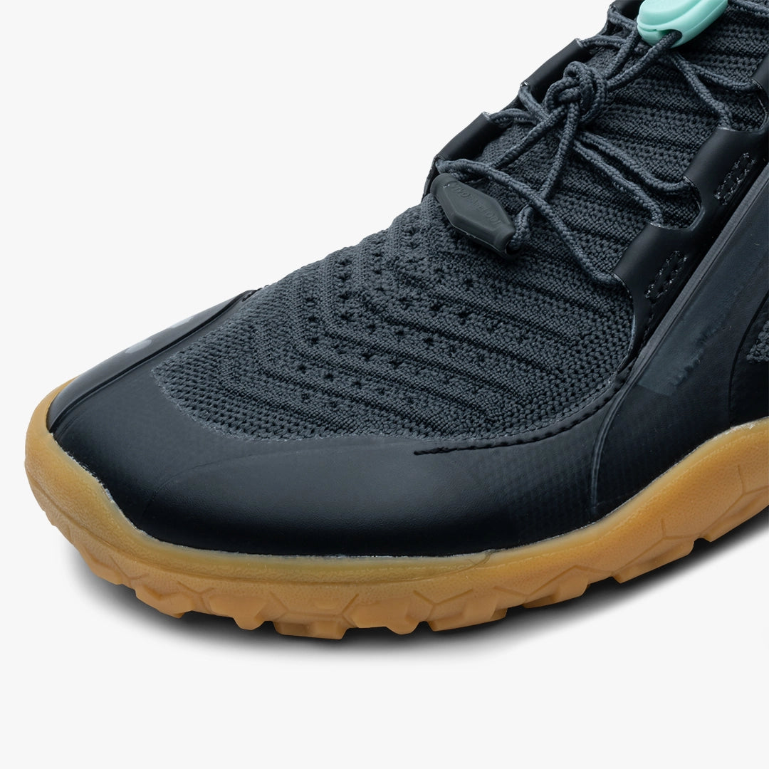 Vivobarefoot Men's Primus Trail Knit FG in Graphite Gum Men's Footwear