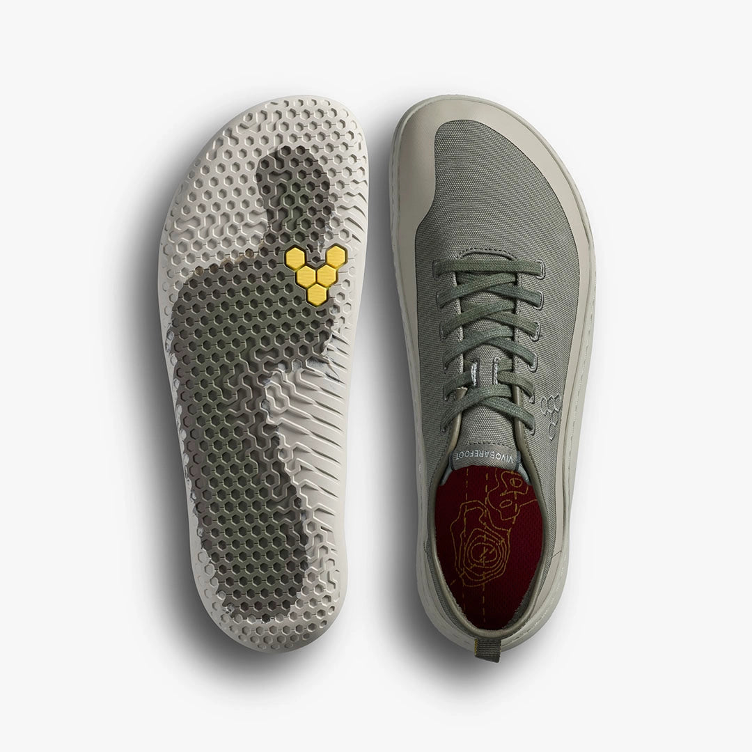 Vivobarefoot Men's Gobi Dune Sneaker JJF in Shadow Green